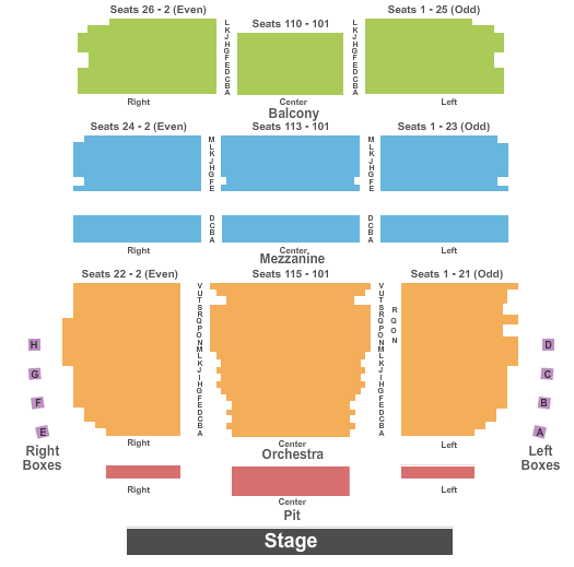 Mark Normand Shubert Theatre At The Boch Center Seating Chart