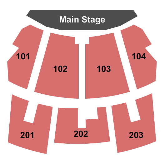 Sight & Sound Theatres - MO End Stage Seating Chart
