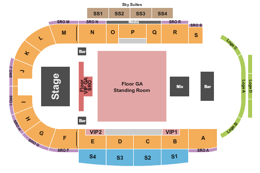 Silent Ice Center Seating Chart
