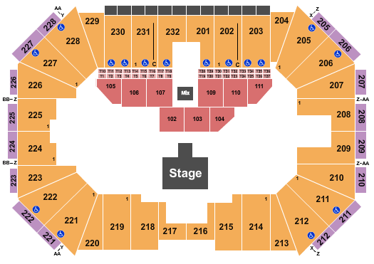 Silver Spurs Arena Cirque Musica Seating Chart