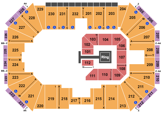 Silver Spurs Arena Glory 67 - Orlando Seating Chart