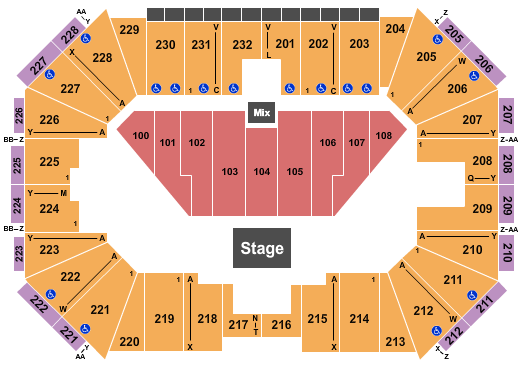 Silver Spurs Arena Marisela Seating Chart