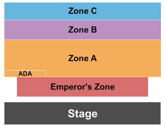 Silver Street Studios Endstage GA Seating Chart
