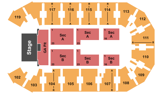 Cable Dahmer Arena Alan Jackson Seating Chart
