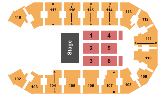 Cable Dahmer Arena Cirque Musica Seating Chart