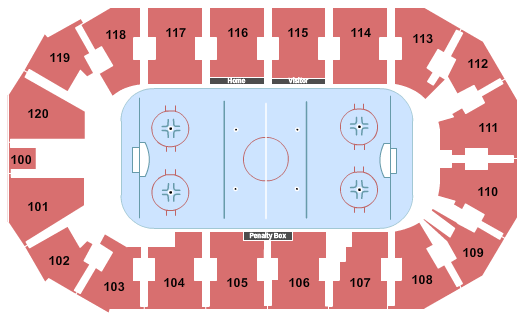 Cable Dahmer Arena Hockey Seating Chart