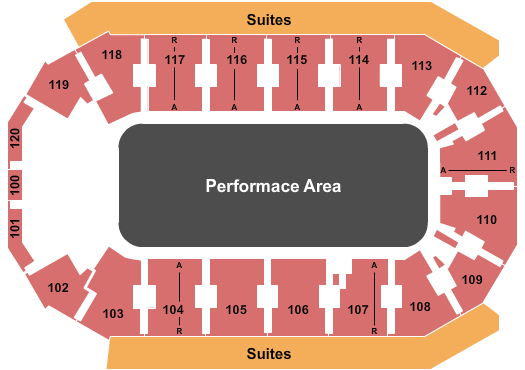 Cable Dahmer Arena Open Floor 2 Seating Chart