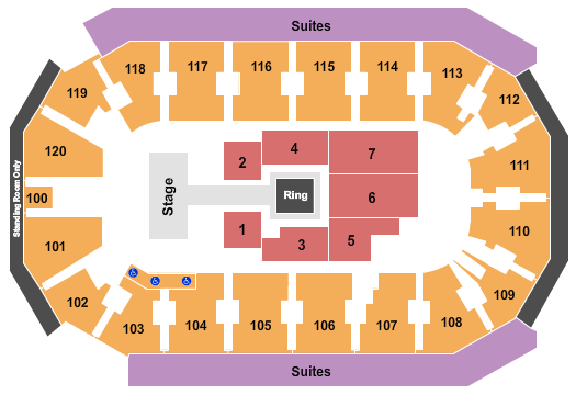 Cable Dahmer Arena Wrestling Seating Chart