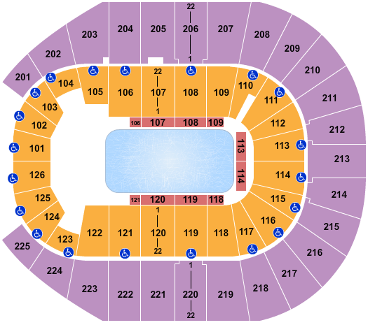 Simmons Bank Arena Disney on Ice Seating Chart