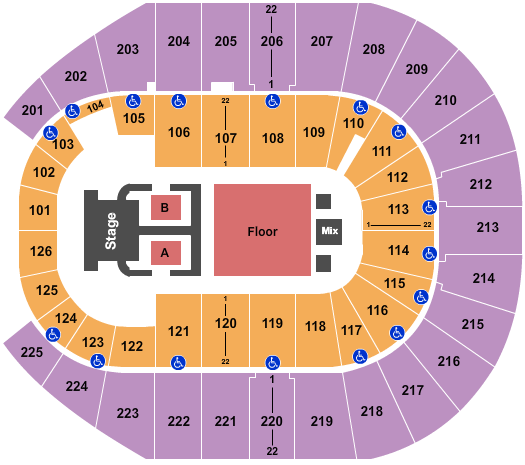Simmons Bank Arena Dude Perfect 2022 Seating Chart