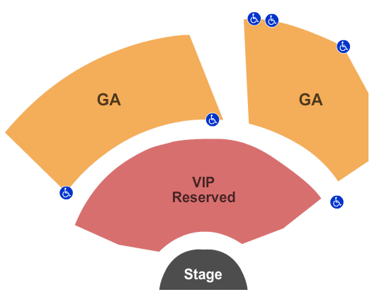 Sin City at Planet Hollywood Resort & Casino Endstage Reserved VIP Seating Chart