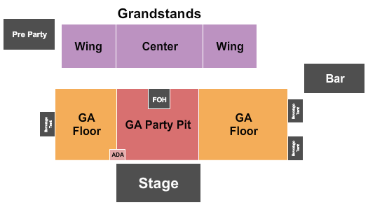 Sioux Empire Fair At W.H. Lyon Fairgrounds Jon Pardi Seating Chart