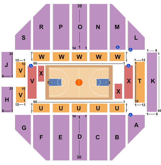 Sioux Falls Arena Basketball Seating Chart