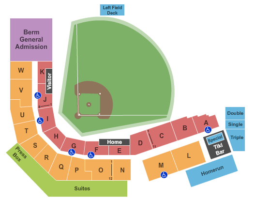 Sioux Falls Stadium Baseball Seating Chart