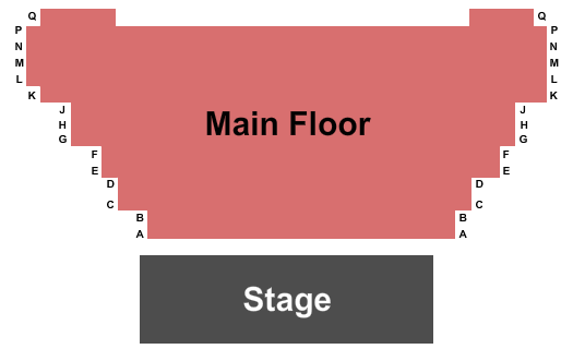 Sioux Valley Performing Arts Center Endstage Seating Chart