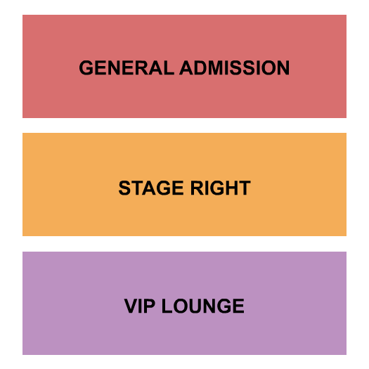 Six String Grill and Stage GA/Stage Right/VIP Seating Chart