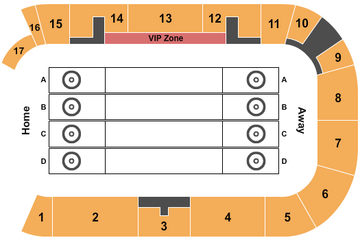 Sixteen Mile Sports Complex PointsBet Seating Chart