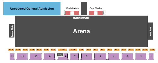 Ski Hi Park Rodeo 2 Seating Chart