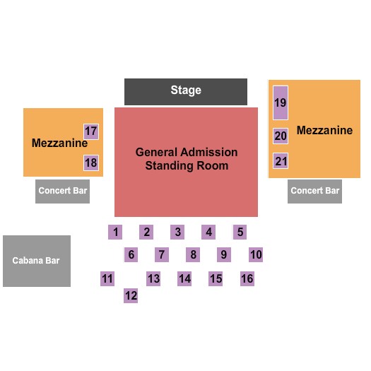 Skydeck on Broadway End Stage Seating Chart