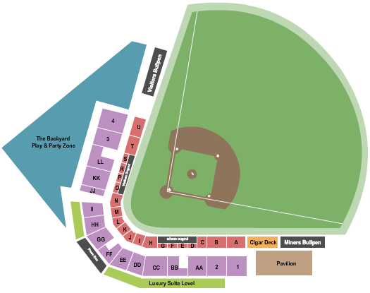 Skylands Stadium Baseball Seating Chart