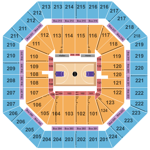 Sleep Train Arena Basketball Seating Chart