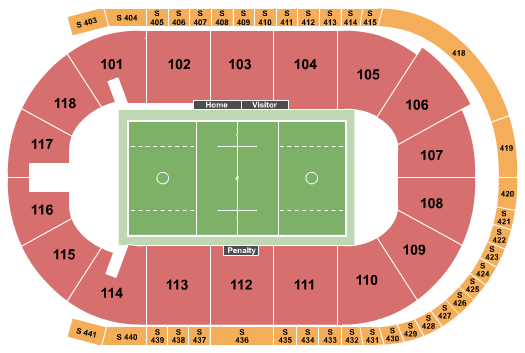 Slush Puppie Place Next Event Seating Chart