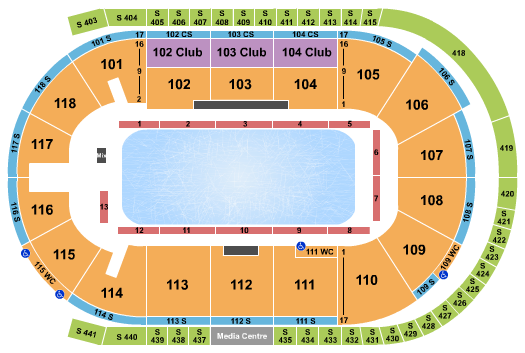 Slush Puppie Place Stars On Ice Seating Chart