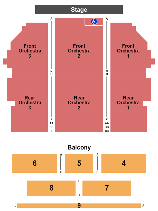 Smith Auditorium at Willamette University Seating Chart