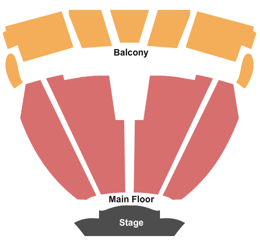 Smoky Mountain Center for the Performing Arts End Stage Seating Chart