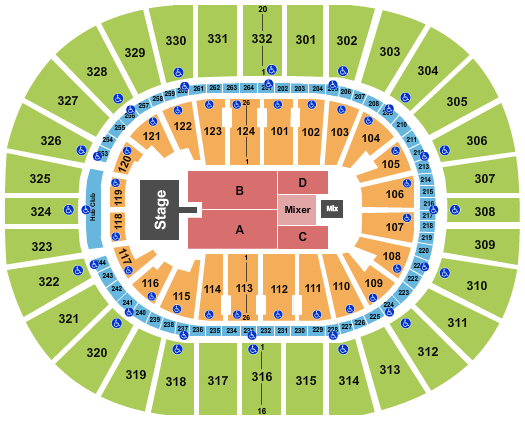 Smoothie King Center 85 South Seating Chart