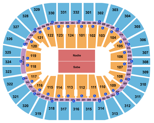 Smoothie King Center Bad Bunny Seating Chart