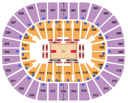 new orleans pelicans seating chart at smoothie king center