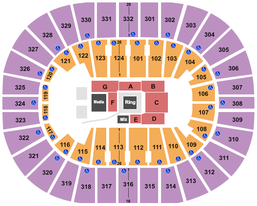 Smoothie King Center Boxing Seating Chart