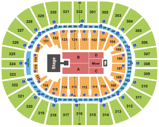 Smoothie King Center Brandy Seating Chart