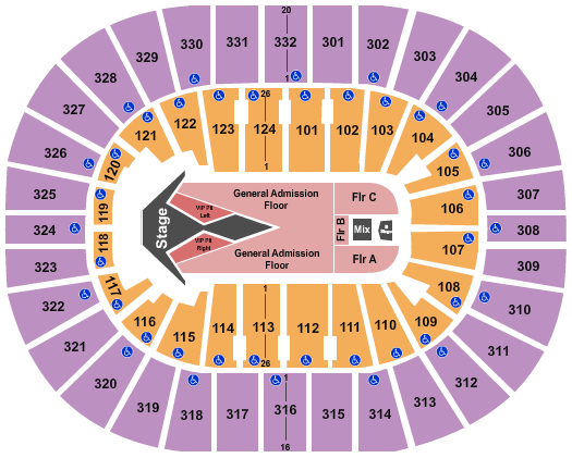Smoothie King Center Carrie Underwood Seating Chart