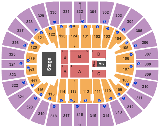 Smoothie King Center Charlie Wilson Seating Chart