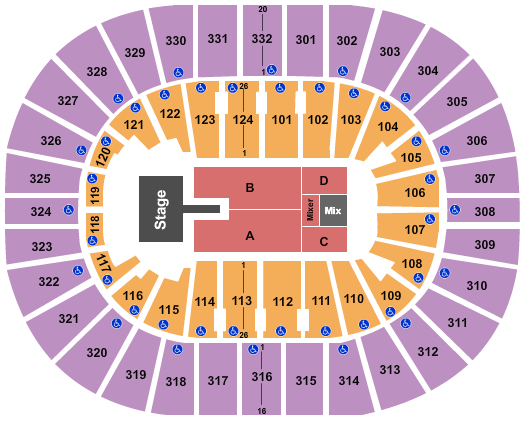 Smoothie King Center Christian Nodal Seating Chart