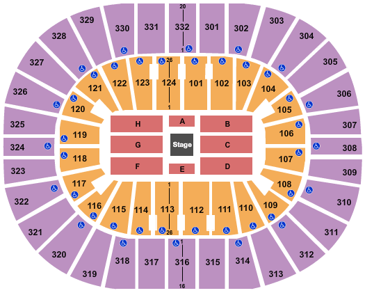 Smoothie King Center Comedy Get Down Seating Chart