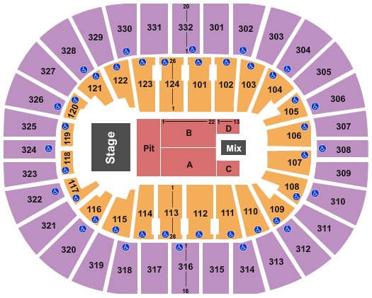 Smoothie King Center Dan and Shay Seating Chart