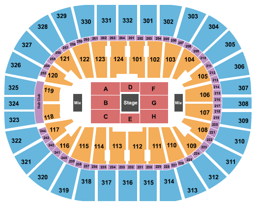 Smoothie King Center Dave Chappelle Seating Chart