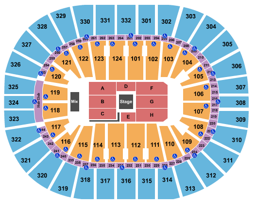 Smoothie King Center Dave Chappelle Seating Chart