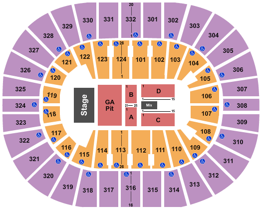 Smoothie King Center Dead And Company Seating Chart