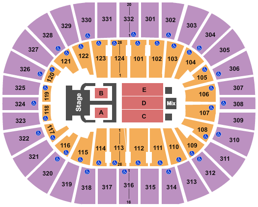 Smoothie King Center Dude Perfect Seating Chart