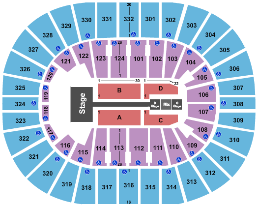 Smoothie King Center Fall Out Boy Seating Chart