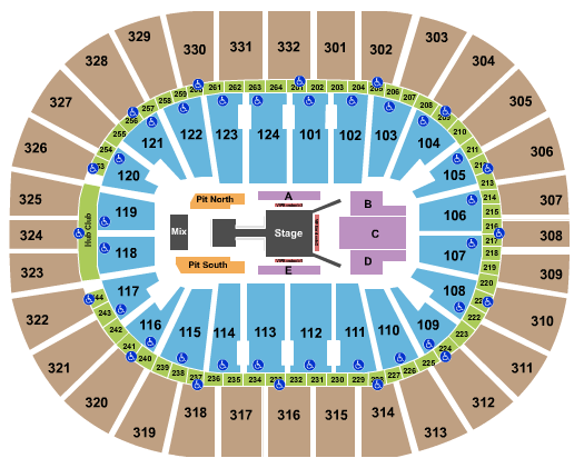 Smoothie King Center Fuerza Regida Seating Chart