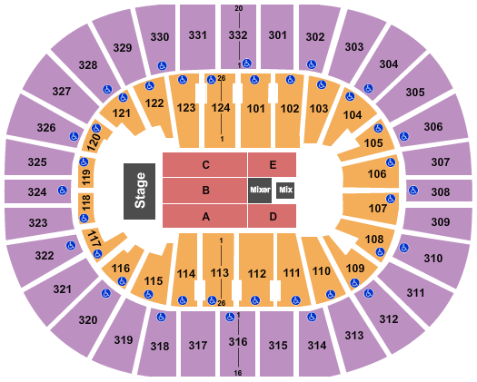 Smoothie King Center Gabriel Iglesias Seating Chart