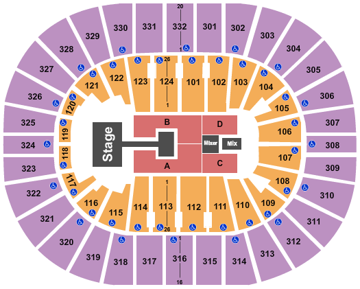 Smoothie King Center Kirk Franklin Seating Chart