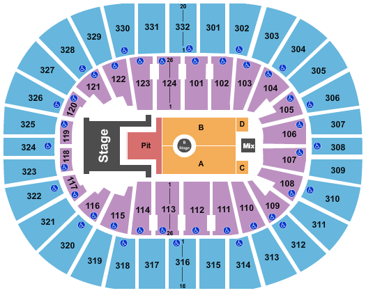 Smoothie King Center Lil Baby Seating Chart