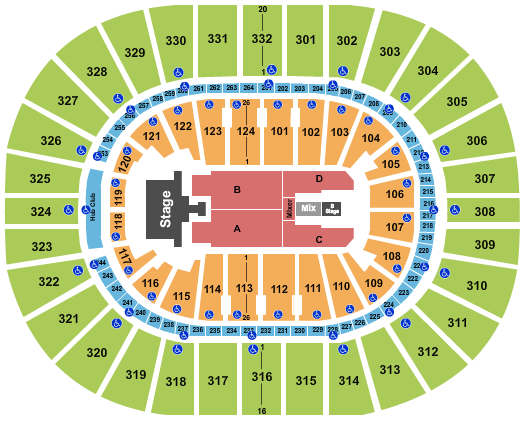 Smoothie King Center Mana Seating Chart