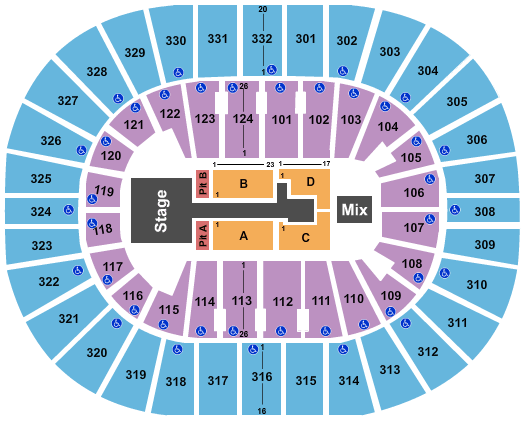 Smoothie King Center Maroon 5 Seating Chart